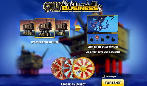 Du kan endda vinde en progressiv jackpot p? Oily Business