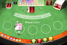 Il Blackjack Surrender del casinò Sisal