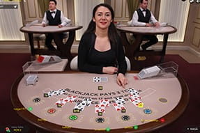 Blackjack live cu mize flexibile