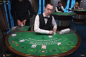 Blackjack de la Evolution Gaming la Winmasters Casino