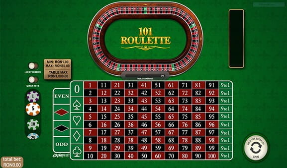 Joac? 101 Roulette de la Playtech la eFortuna casino