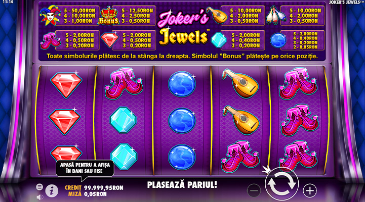 ?ncerca?i Joker's Jewels slot online ?n variant? demo