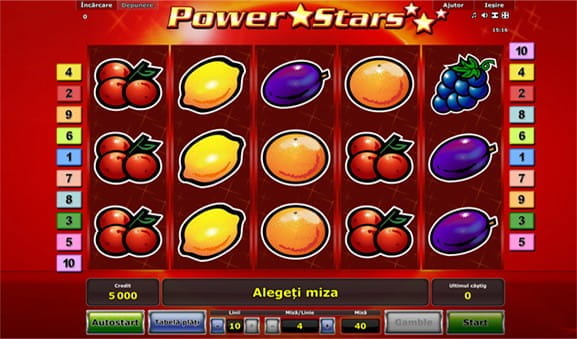 Slot Power Stars la Admiral Casino