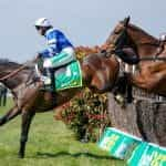 Bryony Frost riding Frodon in the bet365 Oaksey Chase at Sandown Park.