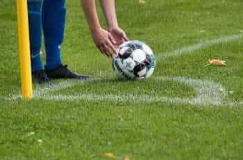 Football corner kick.