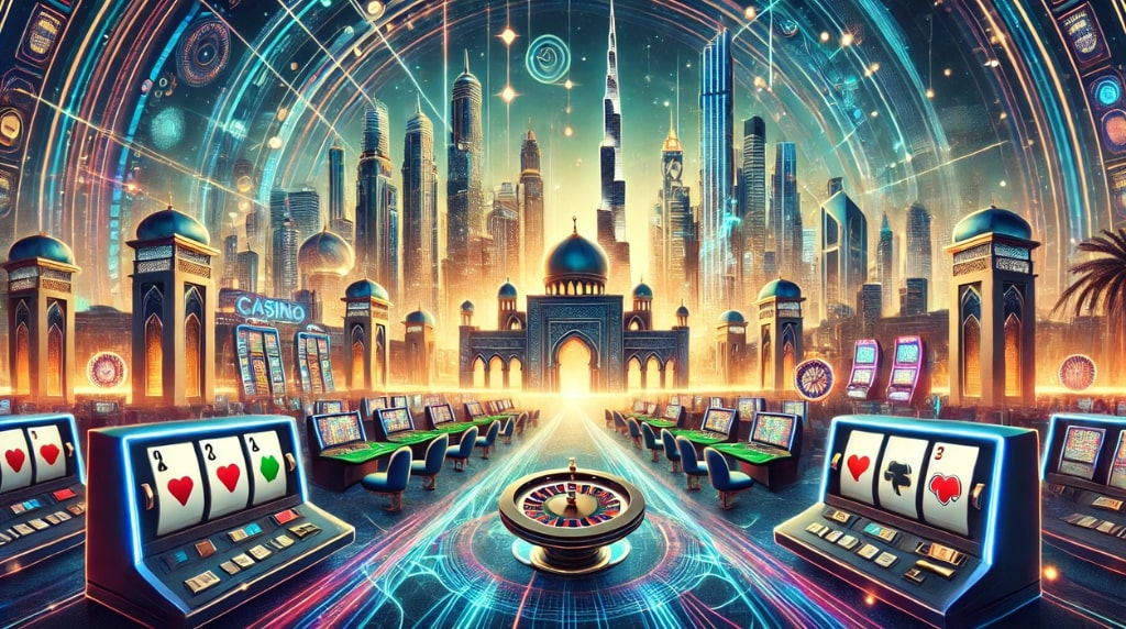 Casino Games and a City Landscape from the UAE